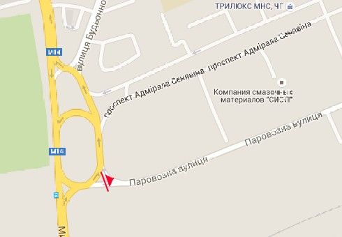 Билборд/Щит, Херсон, Адмірала Сенявіна просп. - Паровозна вул.
