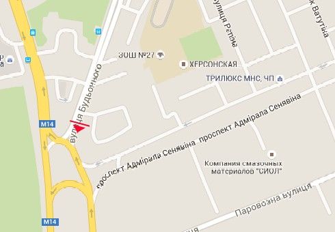 Билборд/Щит, Херсон, Полковника Кедровського вул. (Будьонного вул.) - Адмірала Сенявіна просп.