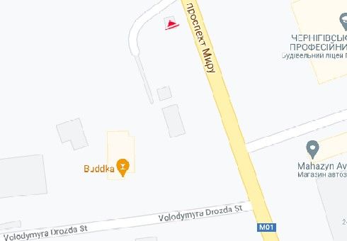 Билборд/Щит, Чернигов, Миру просп. - Володимира Дрозда вул.