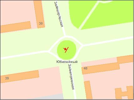 Билборд/Щит, Запорожье, 175-3_Заднепровская прЮбилейный на кольце (на лево АТБ, на право Сильпо, Комп всесвит)