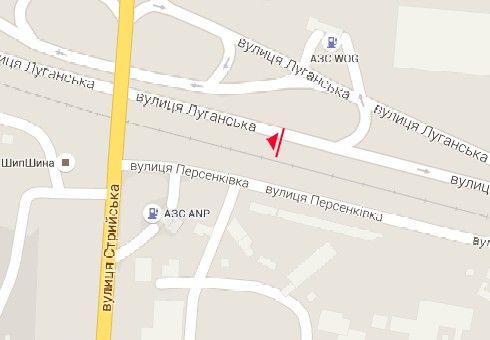 Билборд/Щит, Львов, Луганська вул.