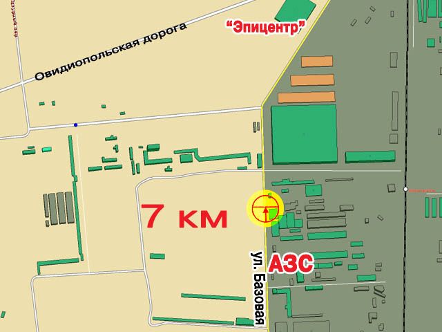 Билборд/Щит, Одесса, 7-км улица Базовая 2 А