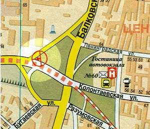 Билборд/Щит, Одесса, Грушевского Мих. возле моста (схема №1) В левая