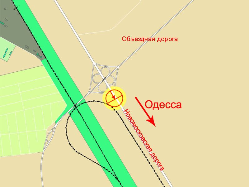 Билборд/Щит, Одесса, Клеверный мост А