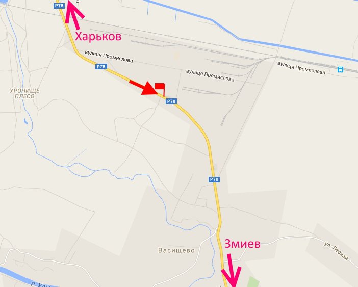 Білборд/Щит, Харків, сел. Васищеве- в р-ні вул Промислова-біля АЗС Сіті Груп-(у бік Змієва)