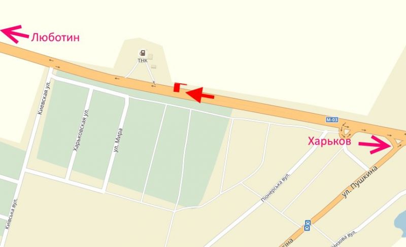 Билборд/Щит, Трассы, Траса Київ-Харків-Довжанський біля АЗС AVIA-сел. Коротич - у бік Люботина
