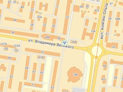 Роллер/Призматрон, Львов, вул.В.Великого 26, McDonalds, до вул.Кульпарківської