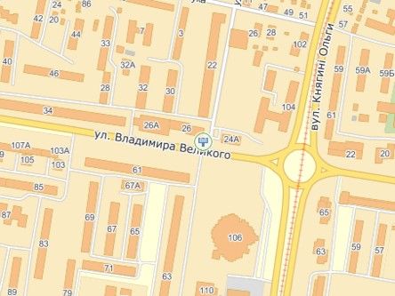 Роллер/Призматрон, Львов, вул.В.Великого 26, McDonalds, до вул.Кульпарківської