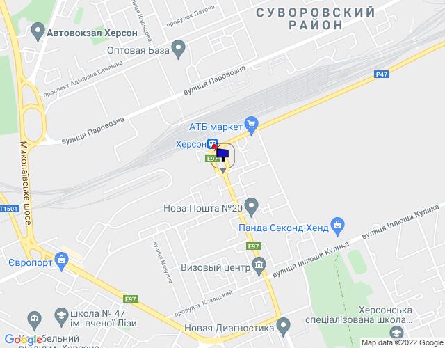 Білборд/Щит, Херсон, Ул. Ушакова (р-н ж/д вокзала)