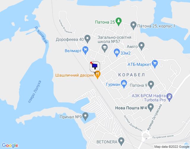 Білборд/Щит, Херсон, Угол ул.Дорофеева и ул.Шенгелия