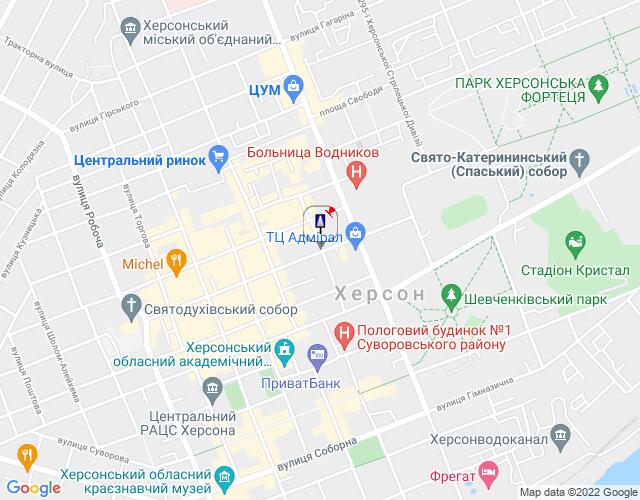 Беклайт, Херсон, Угол ул. Преображенской (Декабристов) и ул.Гоголя