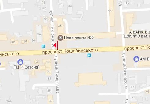 Скролл/Ситиборд, Винница, Коцюбинського просп., 30