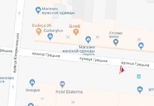 Пилон, Одесса, Греческая ул., 23 - Екатерининская  ул.