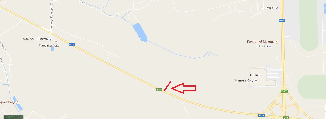 Білборд/Щит, Траси, М-10, Західний обхід м. Львова, км 14+100, King Cross Leopolis, Епіцентр, Арена Львів, ліворуч