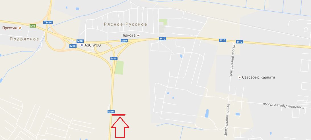Білборд/Щит, Траси, М-10, Західний обхід м.Львова, км 0+400, Фуджікура Аутомотів, Сканія Львів, ліворуч