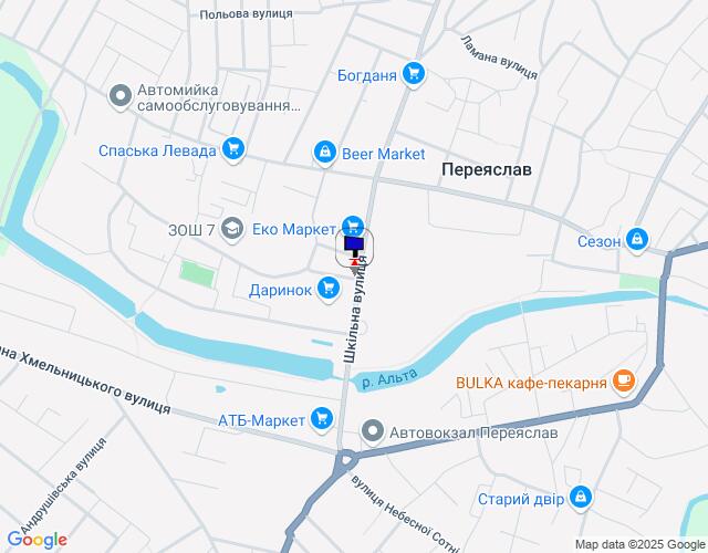 Білборд/Щит, Переяслав/Переяслав-Хмельницький, вул. Шкільна, даринок