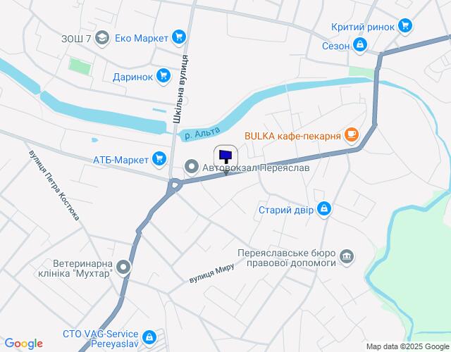 Білборд/Щит, Переяслав/Переяслав-Хмельницький, вул. Б-Хмельницького 121 "привокзальна площа"