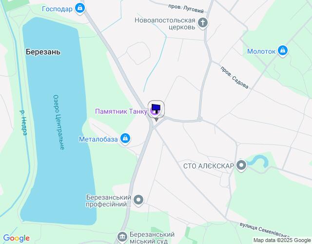 Билборд/Щит, Березань, вул. Леніна / Шевченків шлях (м.п.з. ТАНК)