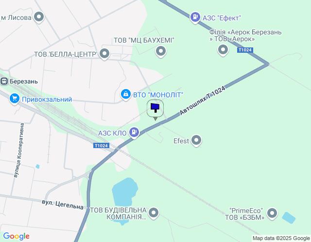 Билборд/Щит, Березань, вул. Маяковського (АЗС КЛО).
