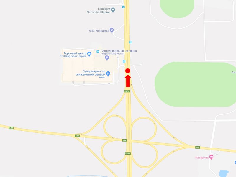 Ролер/Призматрон, Львів, Стрийська вул., 30, роздільник, ТРЦ "King Cross", супермаркети "Ашан", "Фокстрот", "Епіцентр", в центр