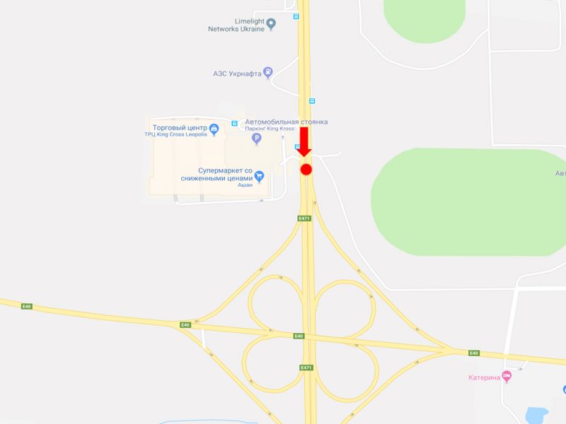 Ролер/Призматрон, Львів, Стрийська вул., 30, роздільник, ТРЦ "King Cross", супермаркети "Ашан", "Фокстрот", "Епіцентр", з центру