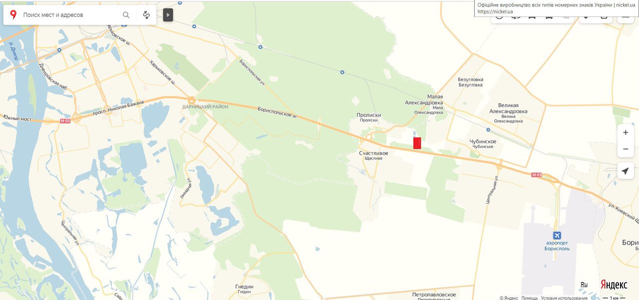 Білборд/Щит, Траси, М-03.Харьков-Борисполь-Киев, 28 км (А)