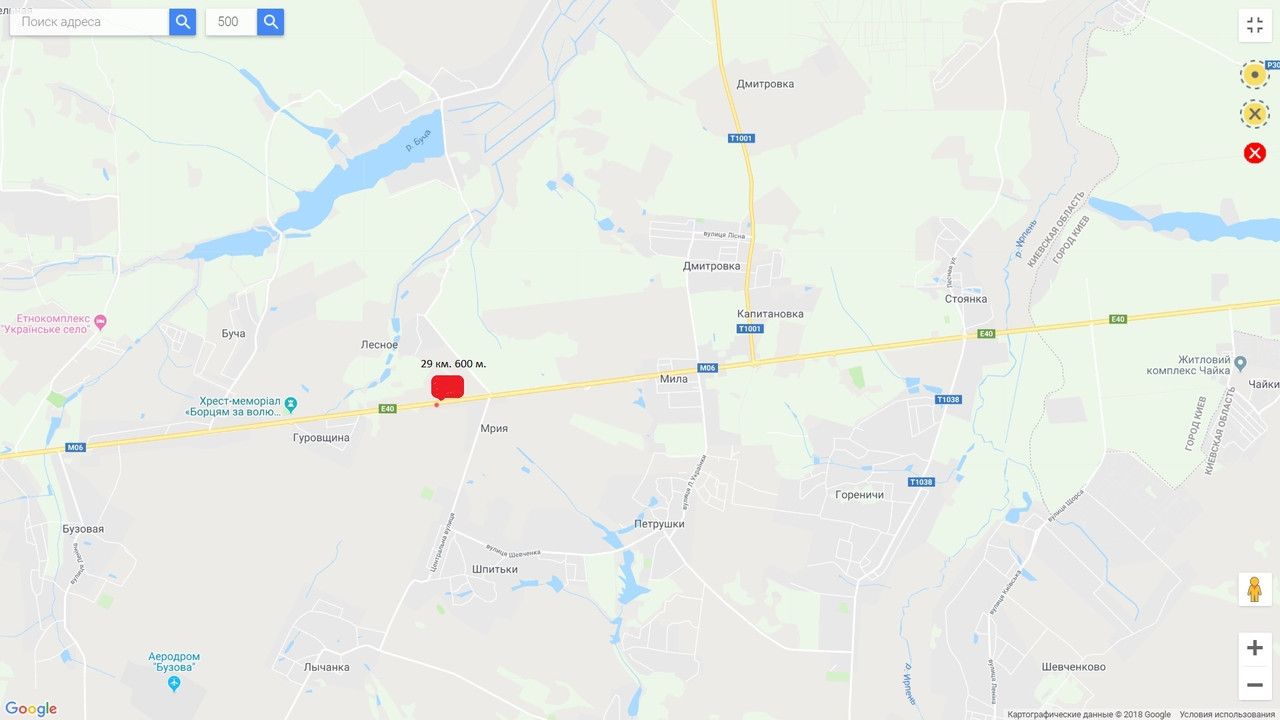 Білборд/Щит, Траси, М-06 Киев-Житомир 29 км 600 м