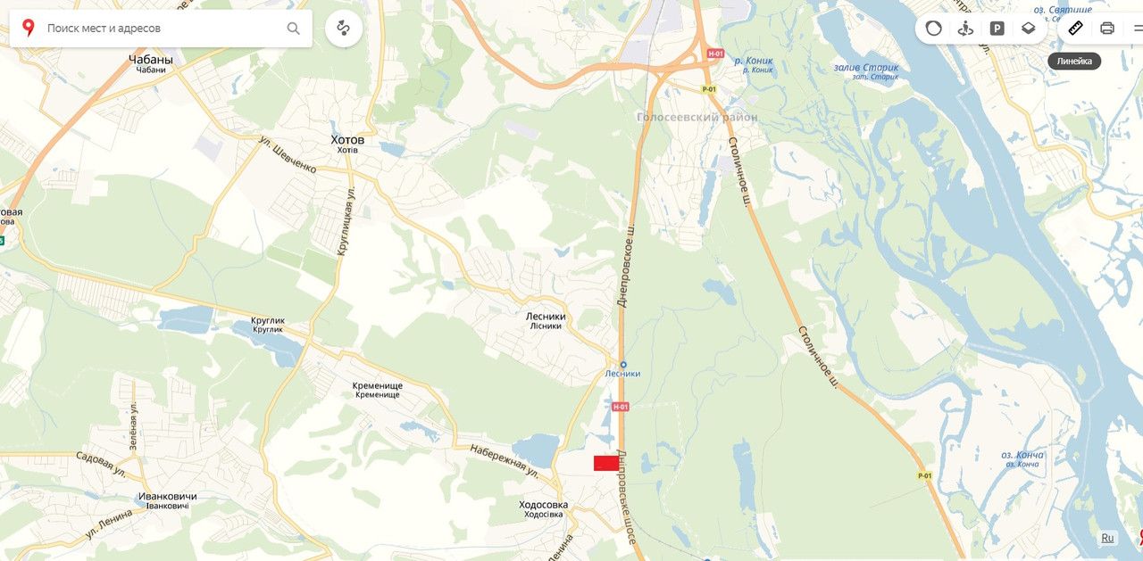 Білборд/Щит, Траси, Н-01 Киев-Знаменка 22 км.450 м.(А)