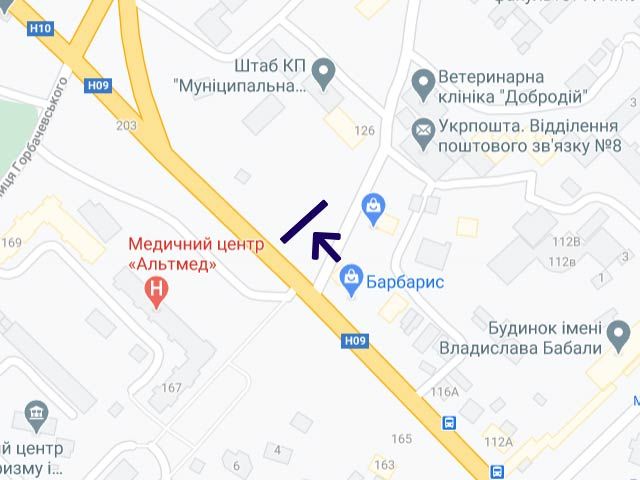 Билборд/Щит, Ивано-Франковск, Галицька-120а