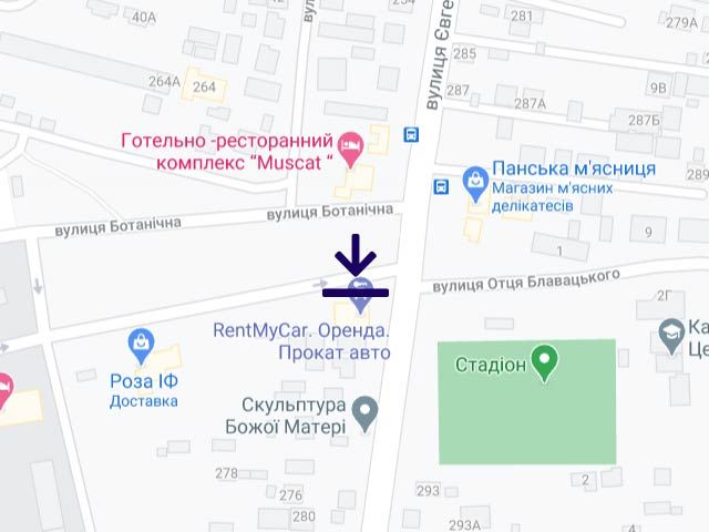 Билборд/Щит, Ивано-Франковск, Коновальця-Аеропорт