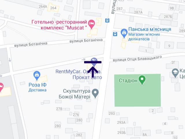 Билборд/Щит, Ивано-Франковск, Коновальця-Аеропорт