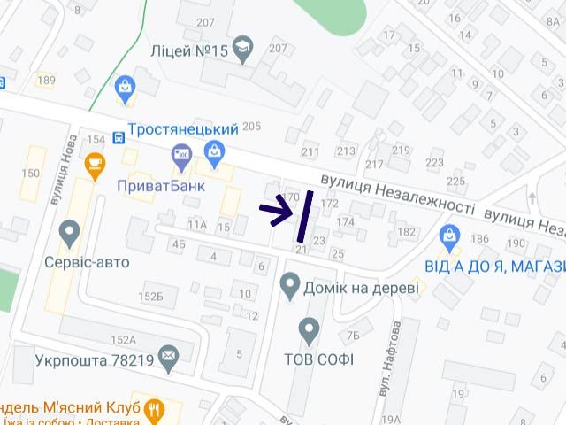 Билборд/Щит, Ивано-Франковск, Незалежності 176