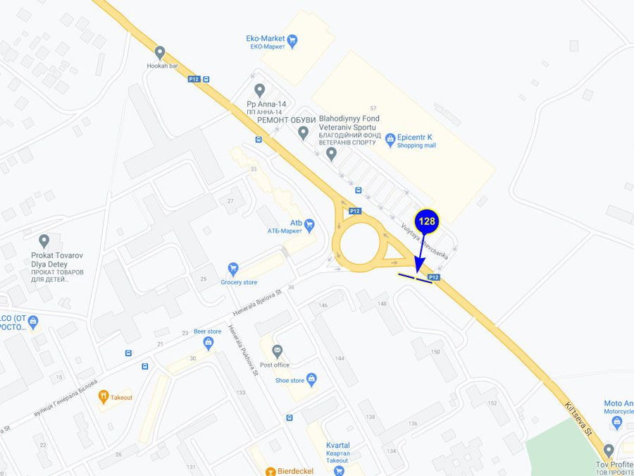 Билборд/Щит, Чернигов, вул. Пухова 148 (Епіцентр) (права)