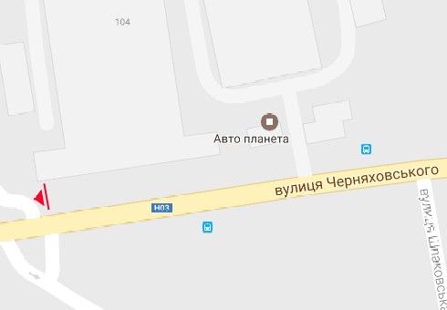 Билборд/Щит, Житомир, Чуднівська вул. (Черняховського вул.), 104
