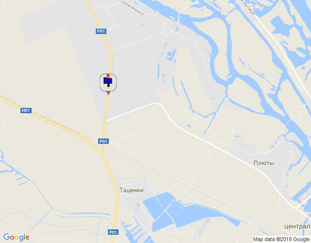 Билборд/Щит, Плюти, Конча-Заспа, траса Р-01, км 34+900 право, поворот на с. Плюти