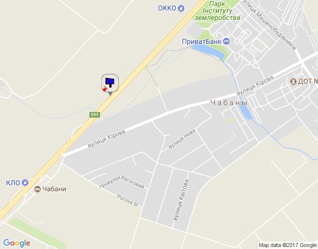 Билборд/Щит, Трассы, с. Чабани, траса М-05 Київ-Одеса, км 16+090 право, навпроти АЗС UPG, за 710м до АЗС ОККО, через 240м після АЗС Marshal, верх