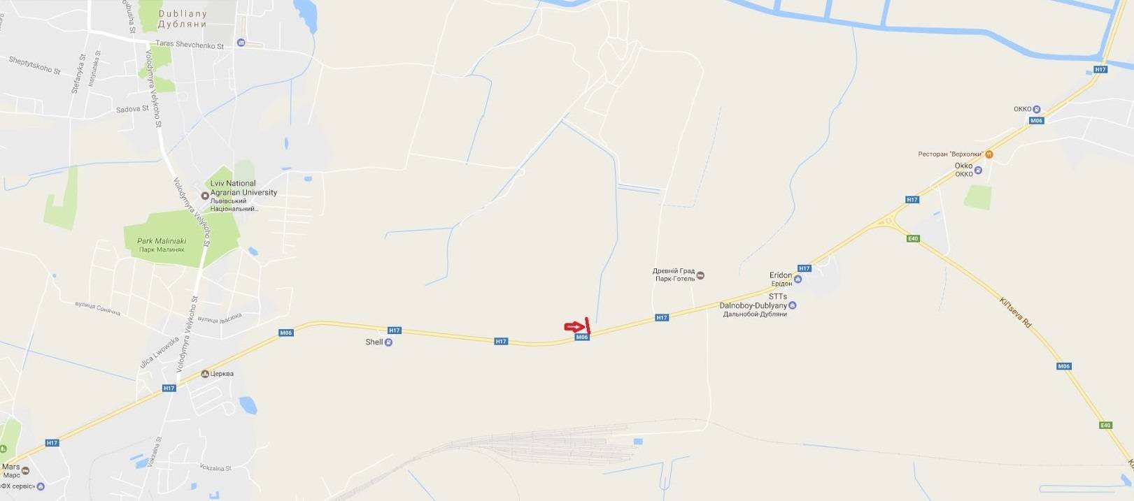 Білборд/Щит, Траси, Н-17 Під'їзд до м.Львів, км 1+350, праворуч, біля гот. Древній Град в сторону Києва (верхній)