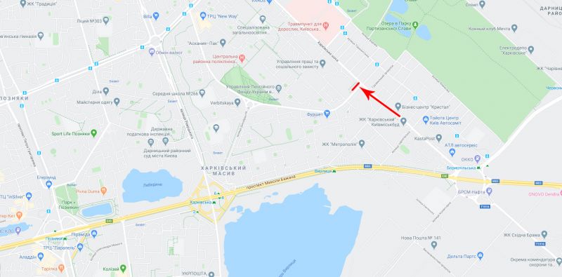 Ролер/Призматрон, Київ, Харківське шосе, біля Вербицького вул. , світлофор, від Харківської пл., в центр