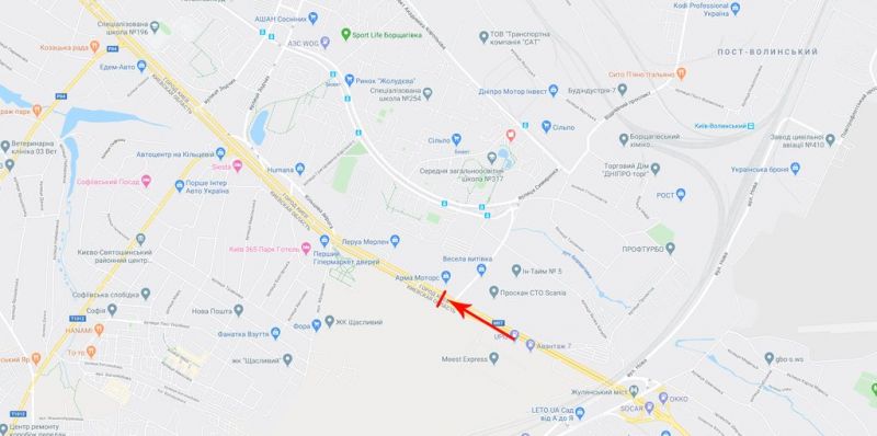 Суперсайт/Мегаборд, Київ, Кільцева дорога / Трублаїні вул., Арма Морорз ООО, Mc Donald's, рух в напрямку супермаркету Novus