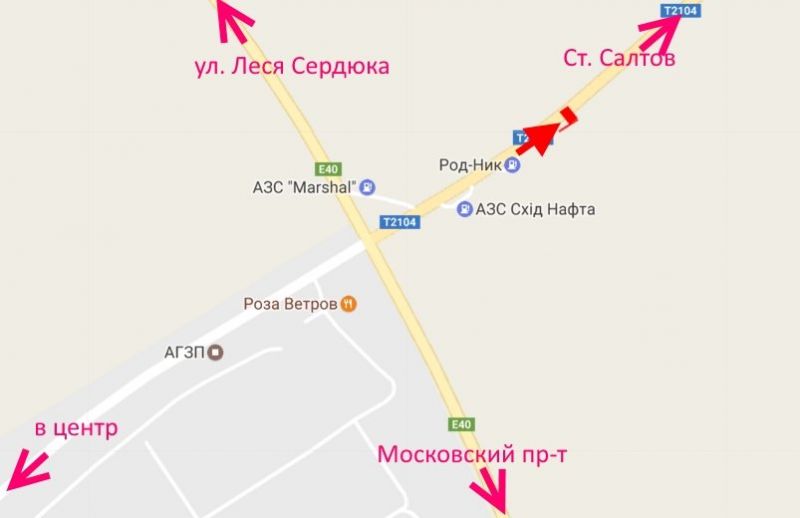 Билборд/Щит, Трассы, Салтівське шосе-розв'язка з кільцевою-3-виїзд із міста у бік Ст. Салтова