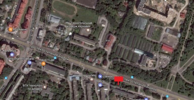 Білборд/Щит, Тернопіль, вул. С.Бандери - 20 м магазин Орбіта