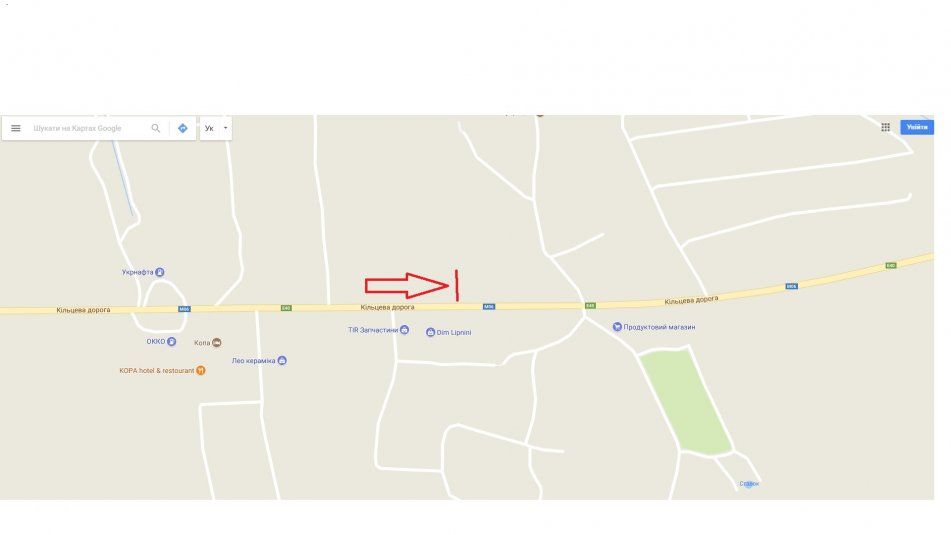 Билборд/Щит, Трассы, М-06, Пасіки-Зубрецькі, 300 м до  Леокераміка, гот.КОПА