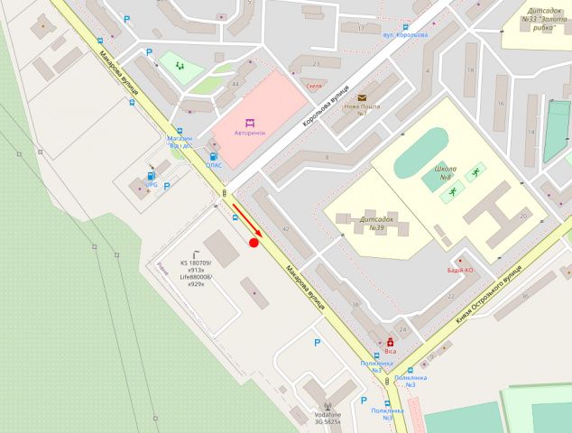 Билборд/Щит, Ровно, Макарова, 39