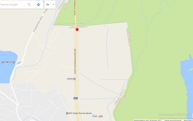 Билборд/Щит, Киев, Новообухівська траса (Дніпровське шосе), в напрямку м.Київ після ТЦ "Мегамаркет",5км+400м, правий