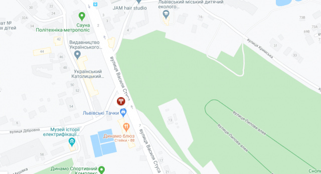 Билборд/Щит, Львов, Стуса В. вул., 4 (Басейни "Динамо", Автосалон), в напрямку Червоної Калини просп.