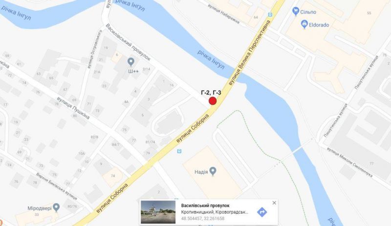 Билборд/Щит, Кропивницкий, пров. Василівський/вул.В.Перспективна