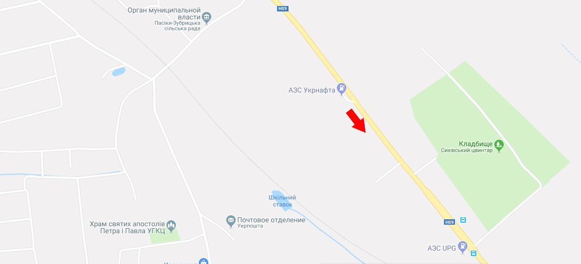 Билборд/Щит, Львов, В'їзд в місто, Сихівське кладовище,Автодорога Н-09 Мукачево-Рахів-Богородчани-Івано-Франківськ-Рогатин-Бібрка-Львів, км 437+770 ліворуч
