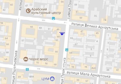 Ситилайт, Одесса, Пушкінська вул., 60 - Велика Арнаутська вул.