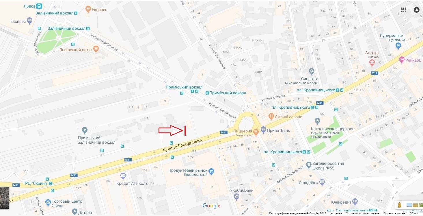 Билборд/Щит, Львов, Приміський Вокзал м. Львова в сторону вул. Чернівецької місце №3