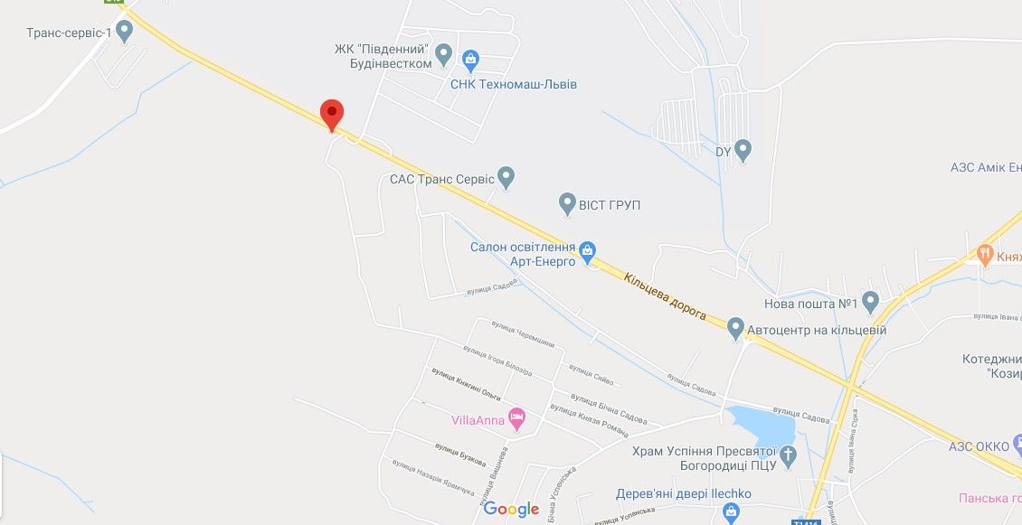 Билборд/Щит, Трассы, М-10, Західний обхід м.Львова, км 9+500 (готель Галіція, АЗС БРСМ)